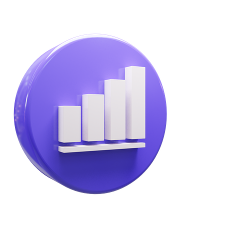 Growth Chart  3D Icon