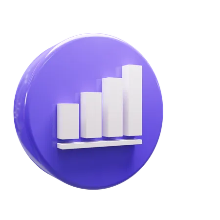 Growth Chart  3D Icon