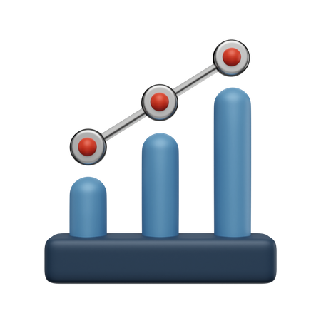 Growth Chart  3D Icon