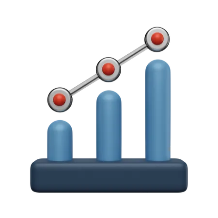 Growth Chart  3D Icon