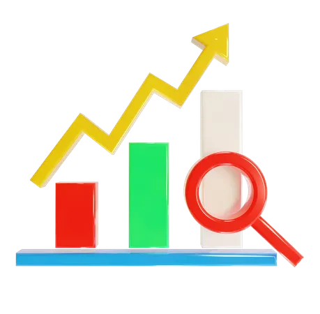 Growth Chart  3D Icon