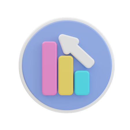 Growth Chart  3D Icon