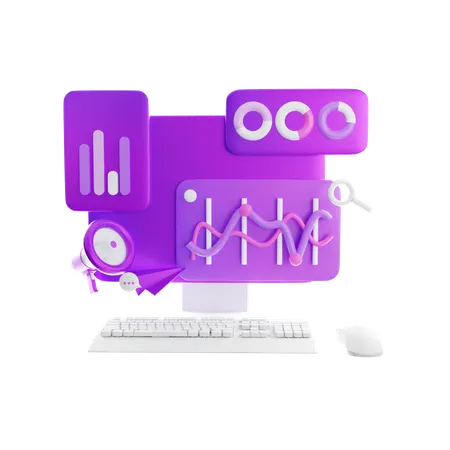 Growth chart  3D Icon