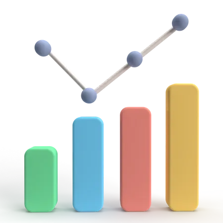 Growth Chart  3D Icon