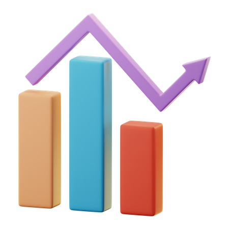 Growth Chart  3D Icon