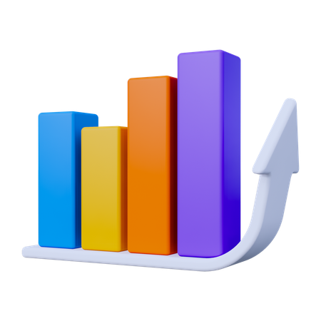 Growth Chart  3D Icon