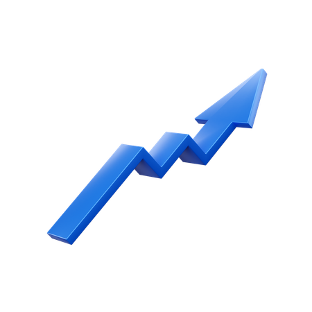 Growth Chart  3D Icon