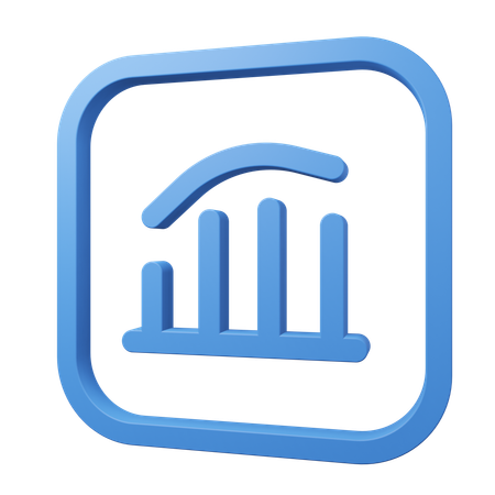 Growth Chart  3D Icon