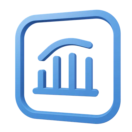 Growth Chart  3D Icon