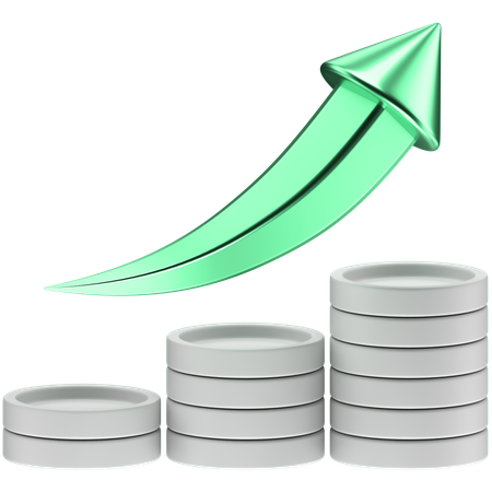 Growth Chart  3D Icon