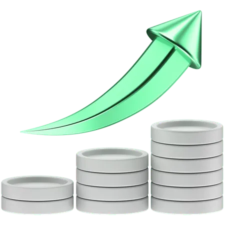 Growth Chart  3D Icon