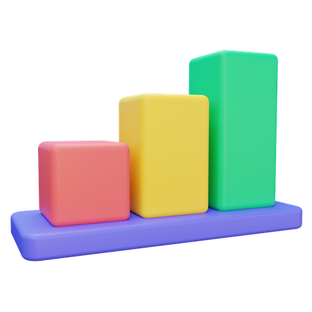 Growth Chart  3D Icon