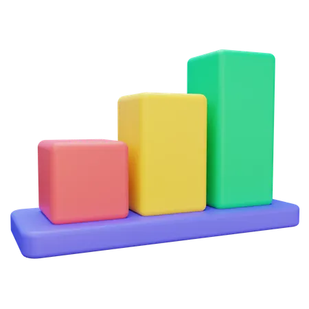 Growth Chart  3D Icon