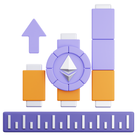 Growth Chart  3D Icon