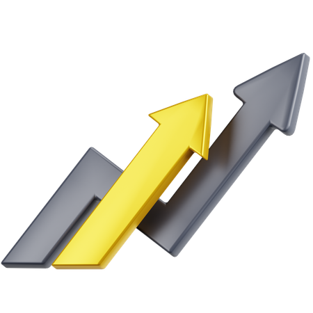 Growth Chart  3D Icon