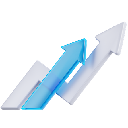 Growth Chart  3D Icon