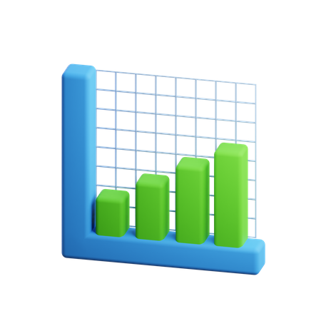 Growth Chart  3D Icon