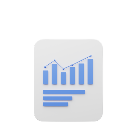 Growth chart  3D Icon