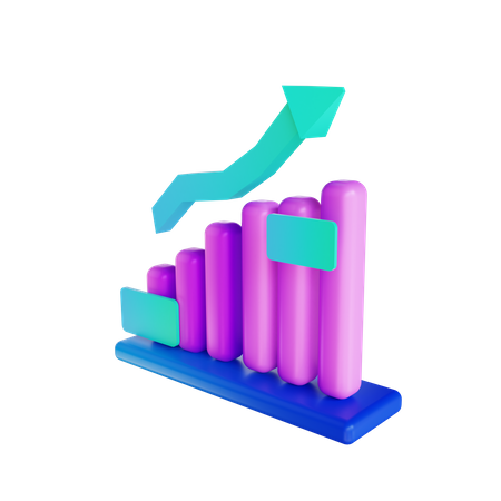 Growth chart  3D Icon