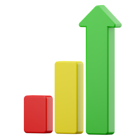 Growth Chart  3D Icon