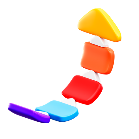 Growth Chart  3D Icon