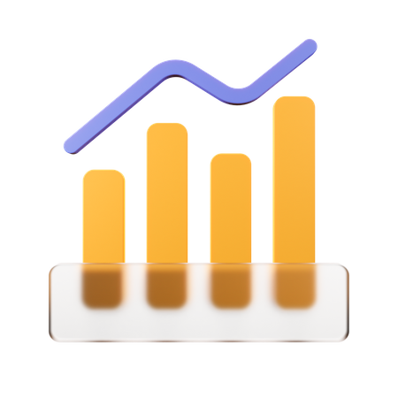 Growth Chart  3D Icon