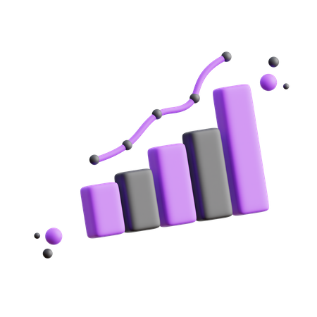 Growth Chart  3D Icon