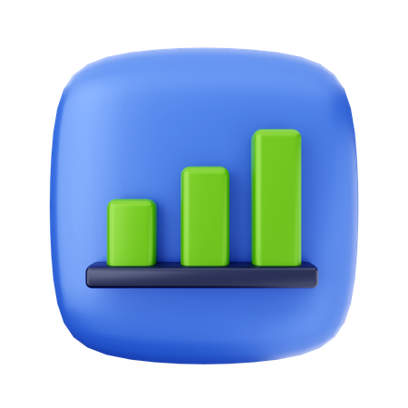 Growth Chart  3Dアイコン