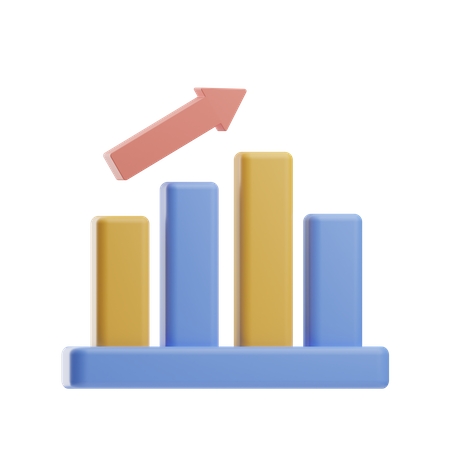 Growth Chart  3D Icon