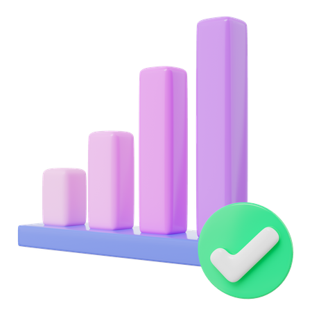 Growth Chart  3D Icon