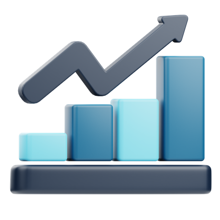 Growth Chart  3D Icon
