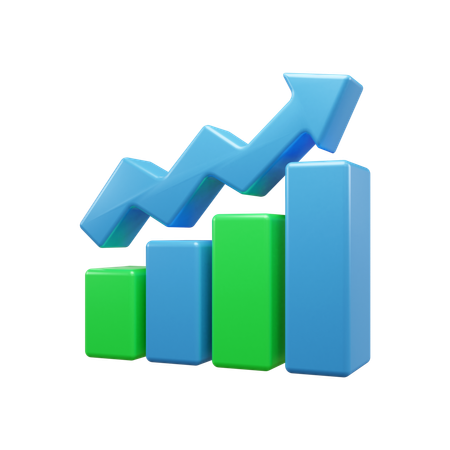 Growth Chart  3Dアイコン