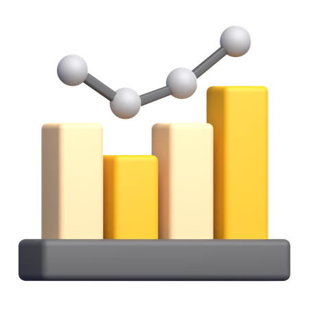 Growth Chart  3D Icon