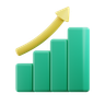 growth chart emoji 3d