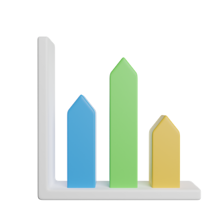 Growth Chart  3D Icon