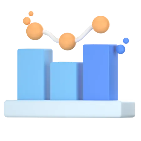 Growth chart  3D Icon