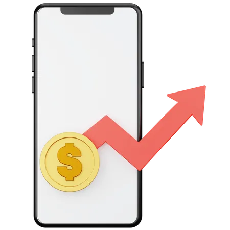 Growth Currency 3D Icon
