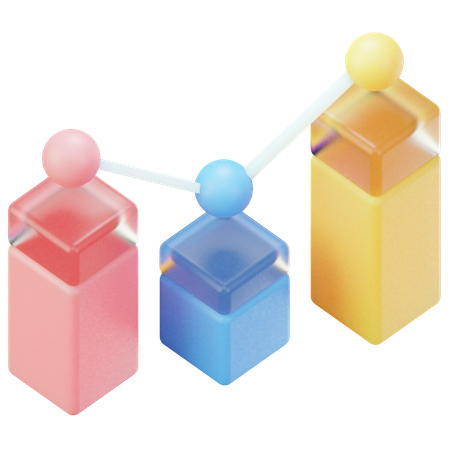 Growth Diagram  3D Icon