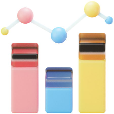 Growth Diagram  3D Icon