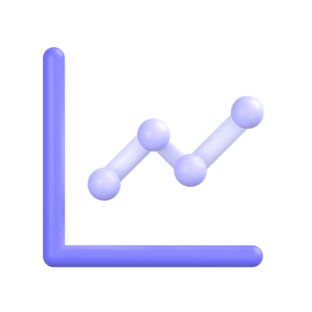 Growth Graph  3D Icon