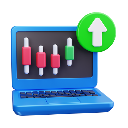 Growth Graph  3D Icon