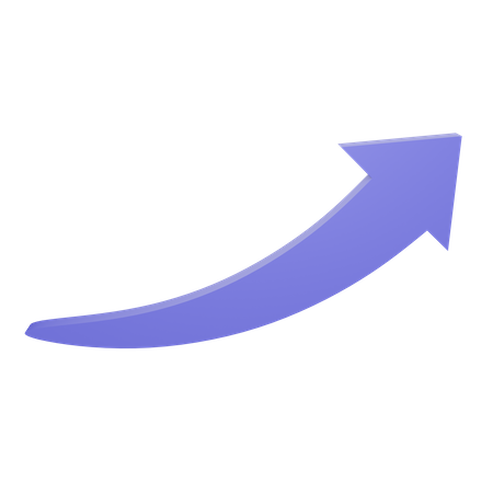 Growth Graph  3D Icon