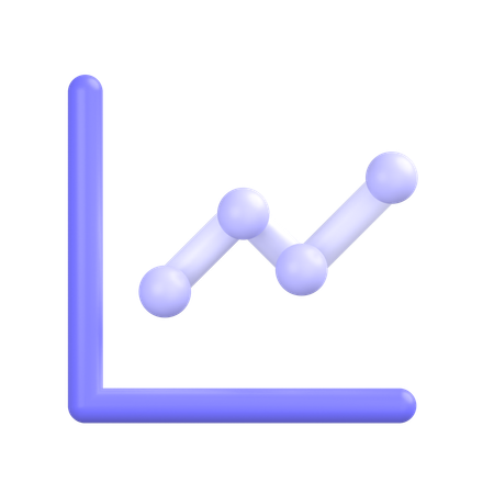 Growth Graph  3D Icon
