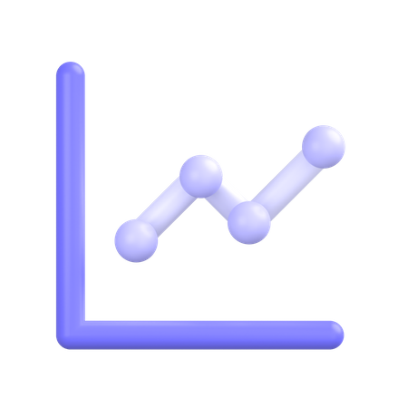 Growth-graph 3D Icon