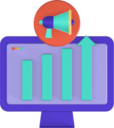 Growth Marketing 3D Icon