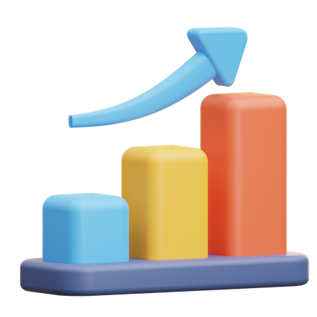 Growth Metrics  3D Icon