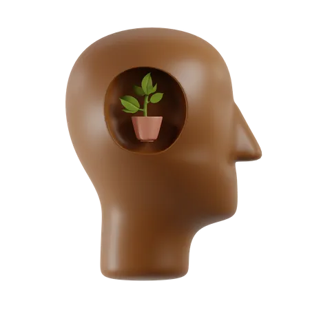 Growth Mindset  3D Icon