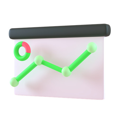 Growth Presentation  3D Icon