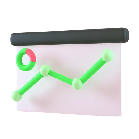 Growth Presentation  3D Icon