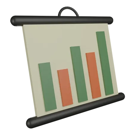 Growth Presentation  3D Icon